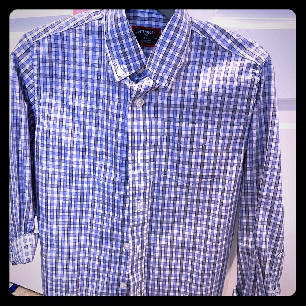 Untuckit boys bottom down shirt